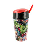 Vaso Cresko Sp755 Avengers C/porta Cereal